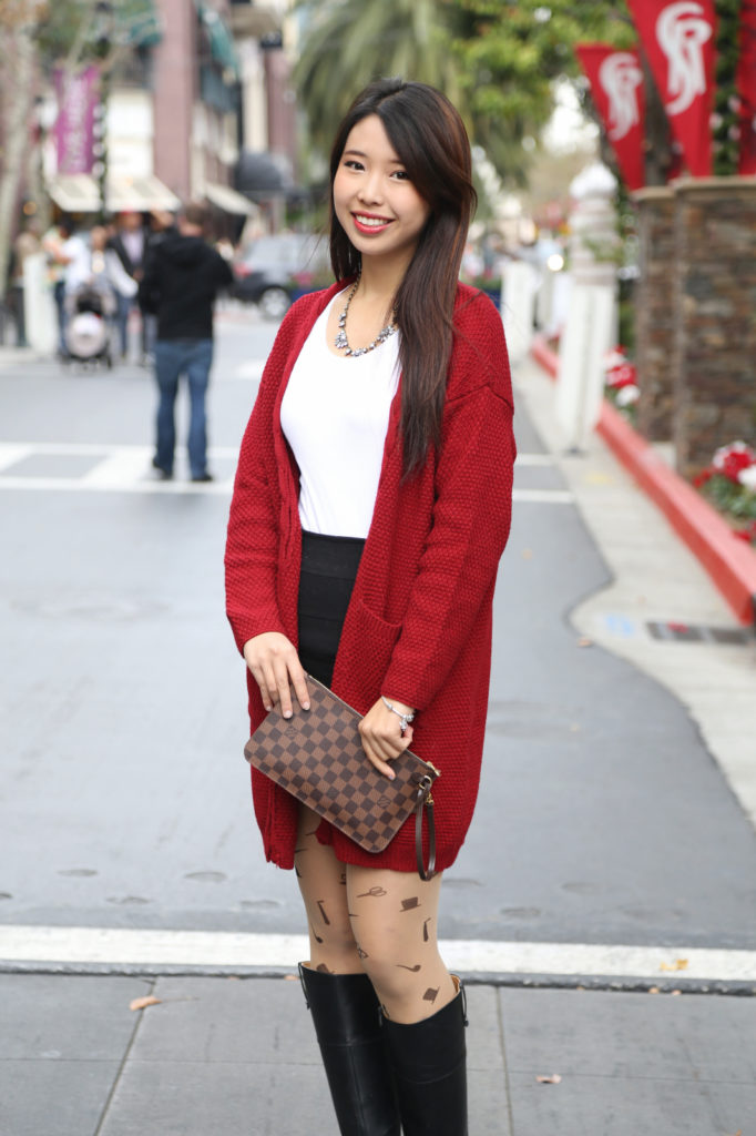valley fair, santana row, bay area, fashion blogger, palo alto, westfield mall, ally gong, cute, asian, girl, pretty, makeup, outfit, hair, inspiration, holiday, shopping, festive, red, basics, louis vuitton, accessories, adorable, tights, how-to, style, tips, advice, boots, sleek, chic, classy, pandora, wraphilosophy, anainspirations, choies, angelic spark, handmade, initial, bracelet, birthstone, bow, mustache,