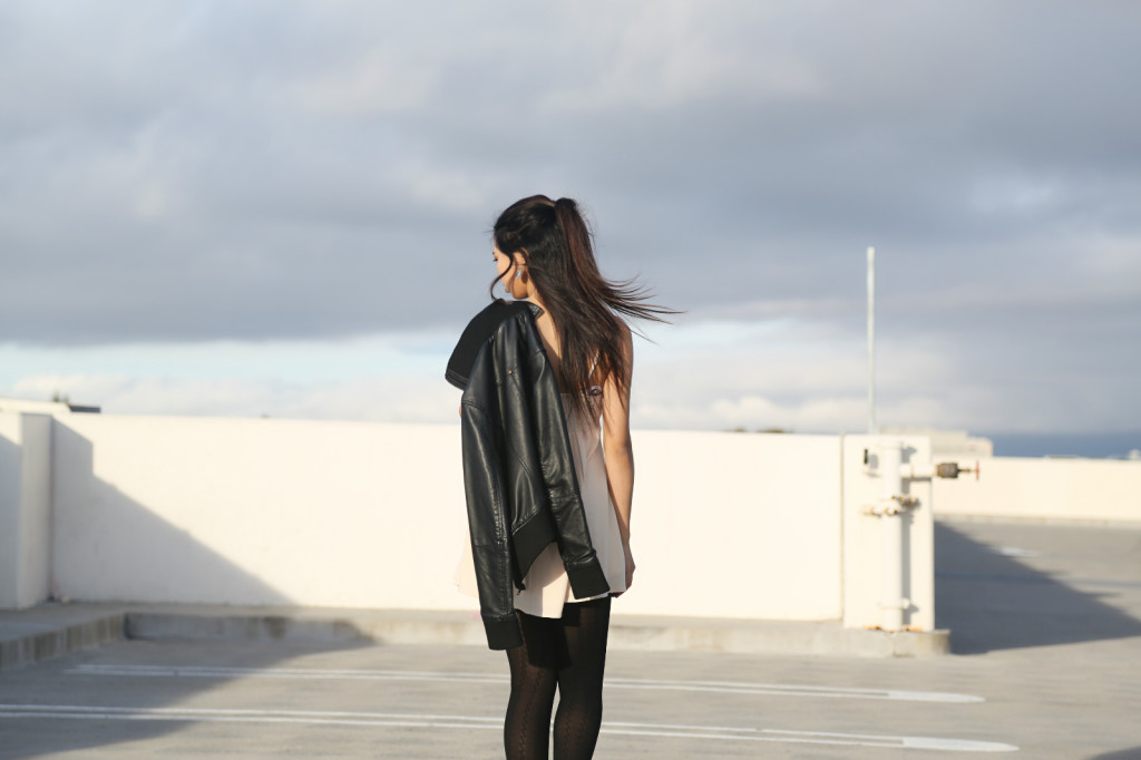 ally gong, tobi, hairstyle, leila, dress, collaboration, fashion blogger, bay area, glamorous, tough, edgy, sky, chinese, asian, girl, pretty, beautiful, outfit, fashion, style