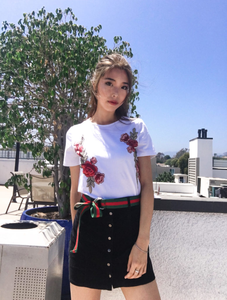 ally gong, fashion blogger, los angeles, asian girl, choies, sheinside, gucci, gucci style, bougie, trendy, chic, stylish, ootd, summer, writings, fashionista