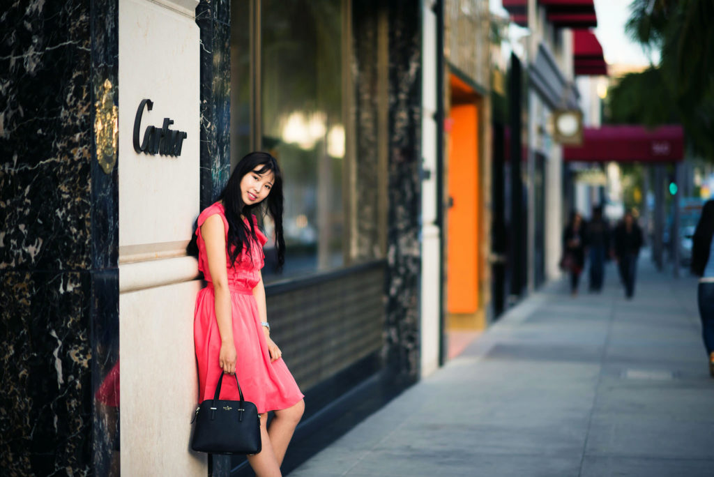 banana republic, br, itsbanana, preppy, style, casual, colorful, spring, season, style, los angeles, la, beverly hills, rodeo drive, asian girl, hairstyle, curls, blogger, fblogger, fashion blogger, ootd, fashion, dress, luxury, stylist, model, long hair, pink, coral, blossom, ruffles, midi skirt, cartier, fun, cute, pretty, smile, asian blogger, kstyle, korean, chinese, japanese, ally gong, california, hedy slingback pumps, pin-tuck flutter sleeve dress