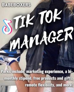 babeboxers tiktok intern application