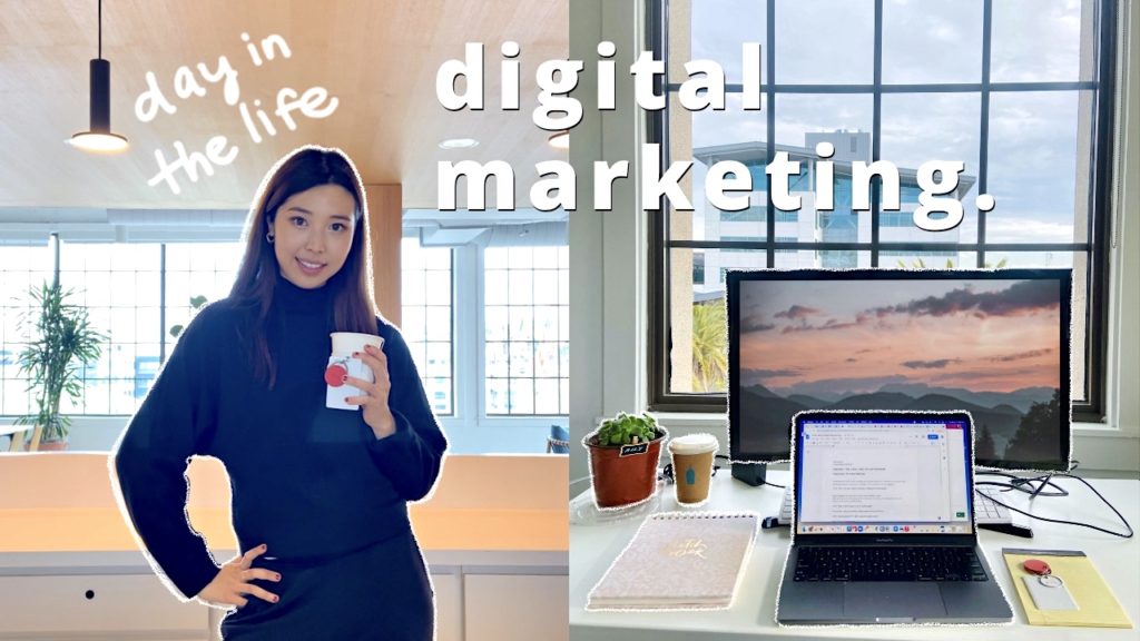 day in the life of a digital marketing manager at the office aesthetic